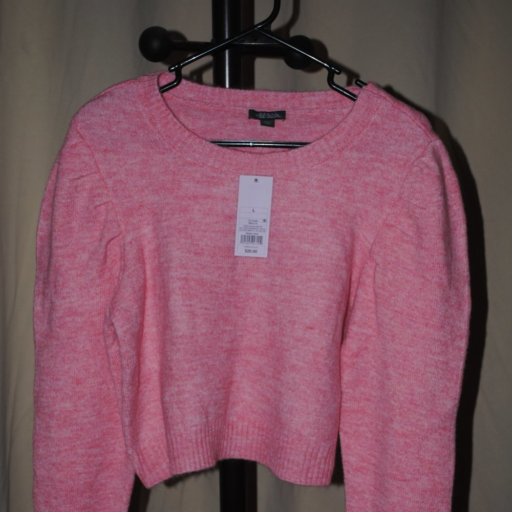 Ruffle sleeve sweater